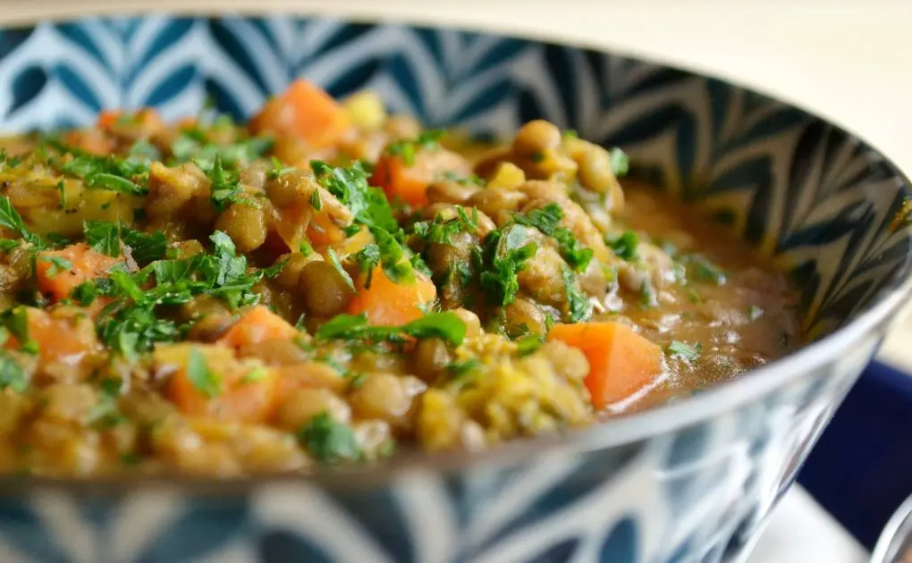 Curry Vegano de Lentilhas