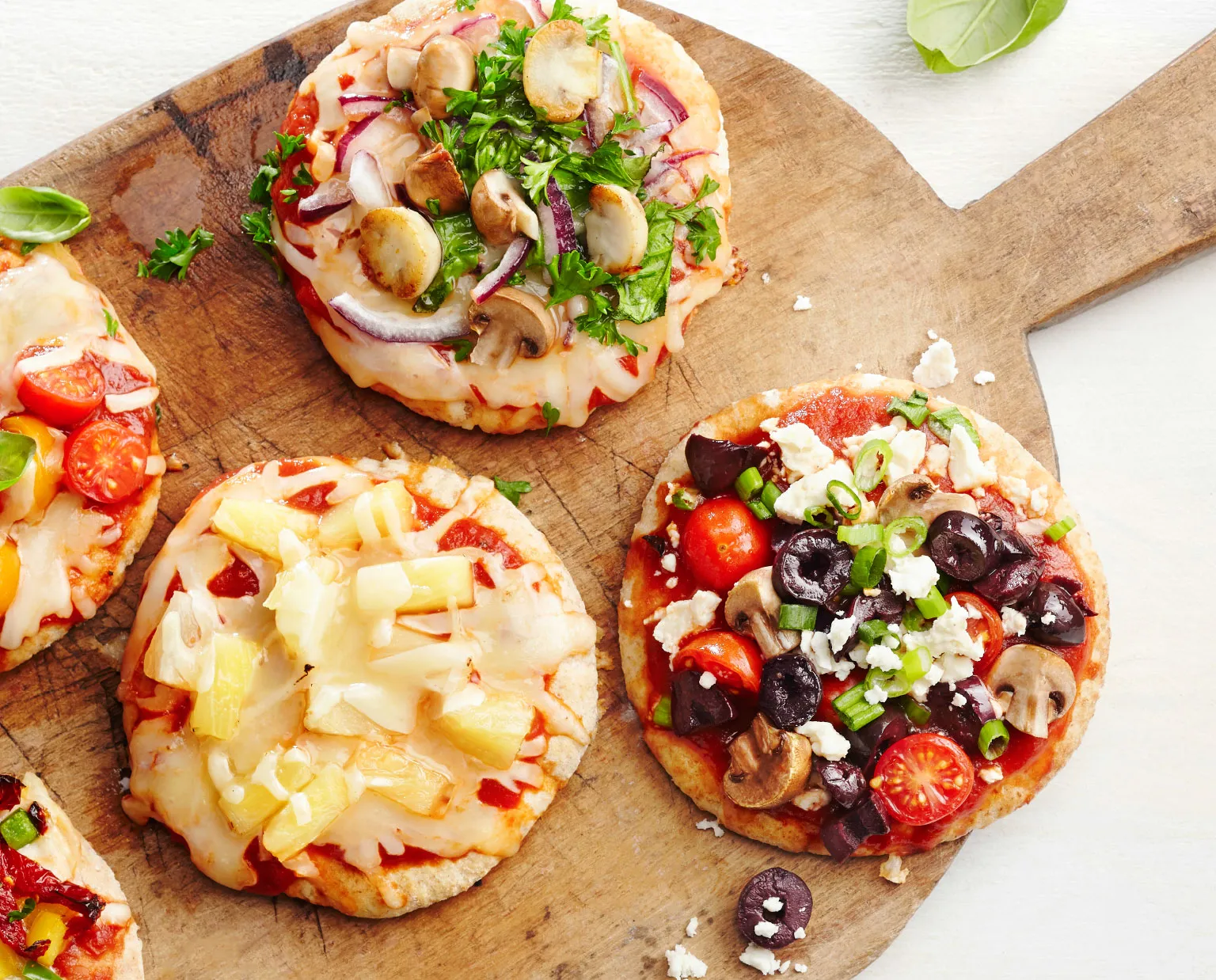 mini pizzas